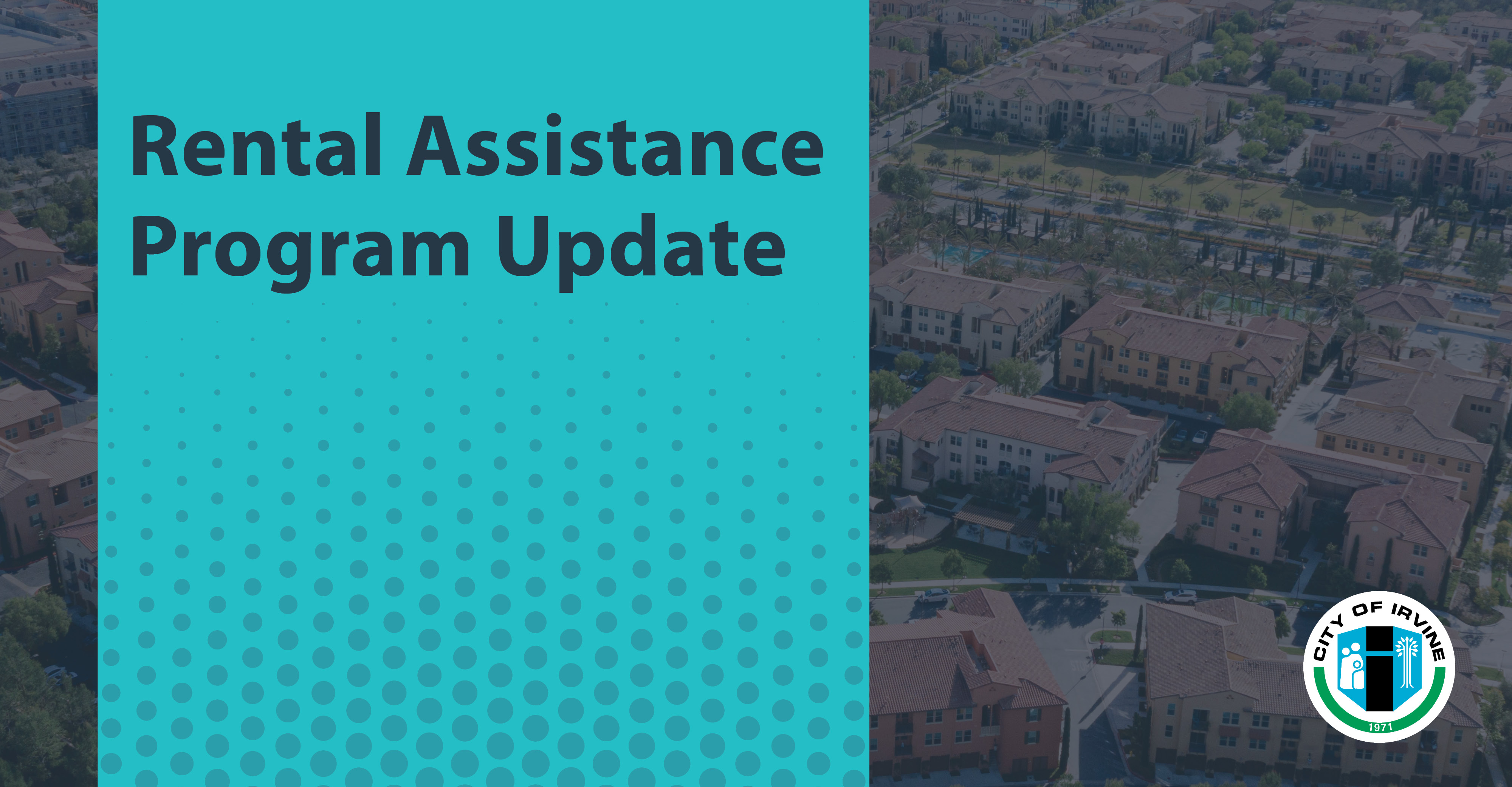 Rental Assistance Program Update City of Irvine